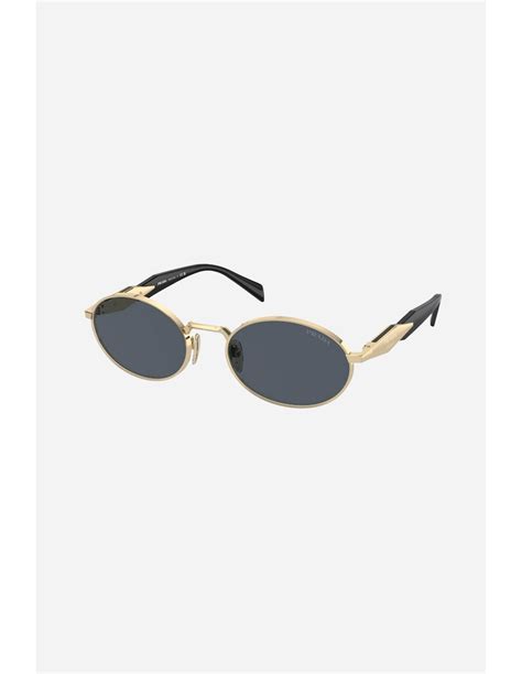 prada round gold sunglasses|prada round sunglasses men.